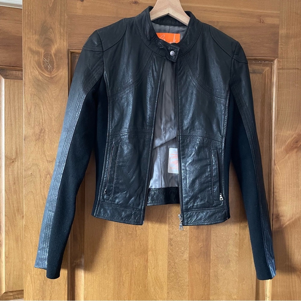 Blink Black Leather Jacket